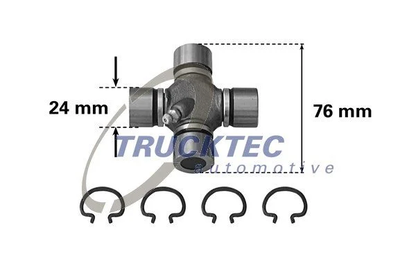 Joint, propshaft TRUCKTEC AUTOMOTIVE 02.34.017