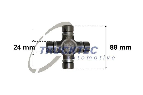 Kĺb, kĺbový hriadeľ TRUCKTEC AUTOMOTIVE 02.34.042