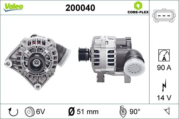 Alternator VALEO 200040