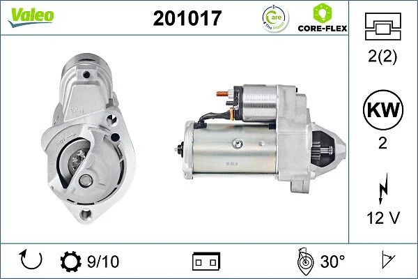 Starter valeo 201017