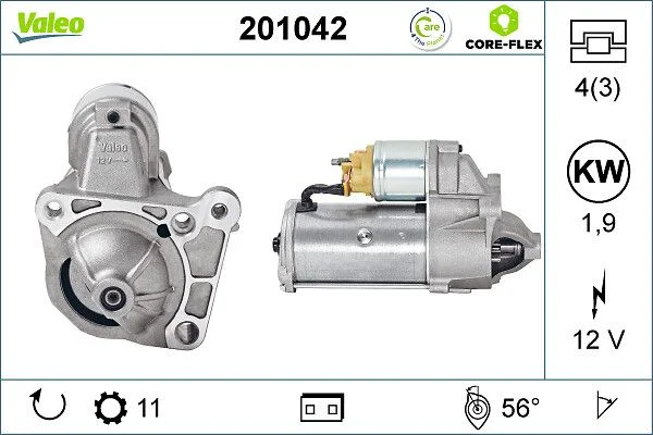 Starteris VALEO 201042