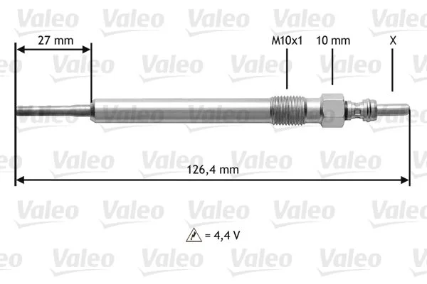 Glow Plug VALEO 345183