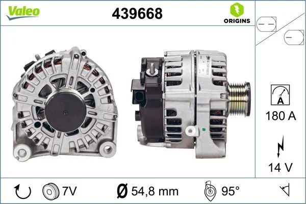 Kintamosios srovės generatorius VALEO 439668