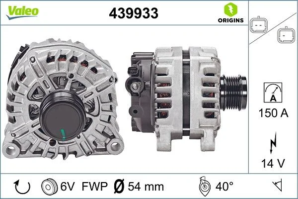 Kintamosios srovės generatorius valeo 439933