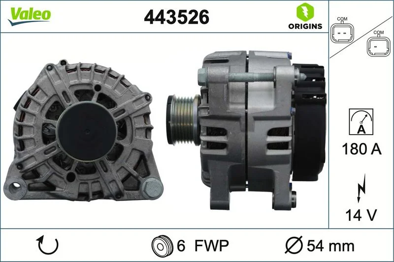 Alternator VALEO 443526