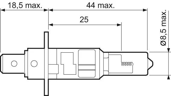 Bulb, high beam headlight VALEO 032003