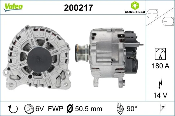 Kintamosios srovės generatorius VALEO 200217
