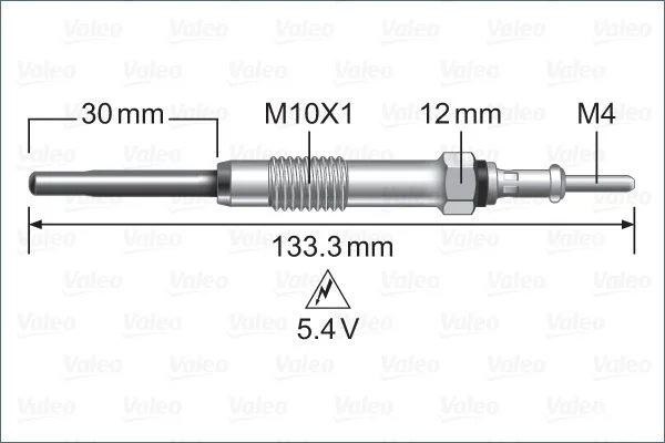 Glow Plug VALEO 345243