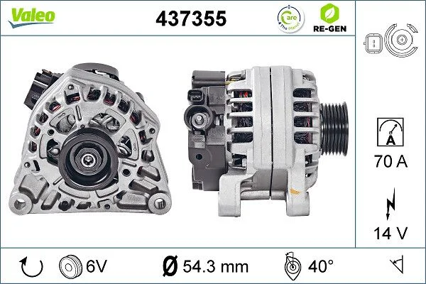 Kintamosios srovės generatorius VALEO 437355