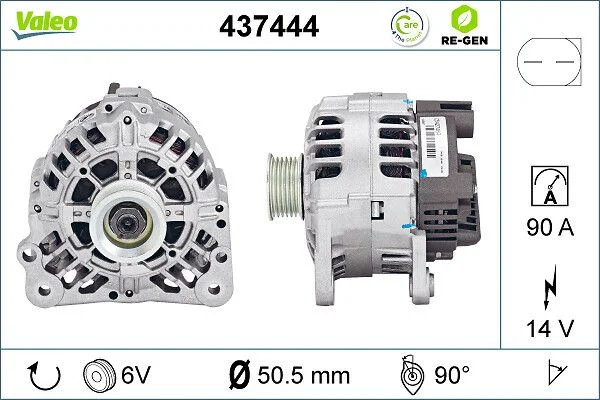 Kintamosios srovės generatorius VALEO 437444