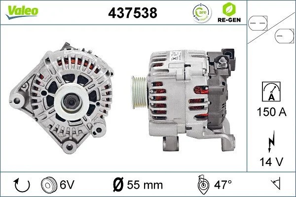 Alternator VALEO 437538