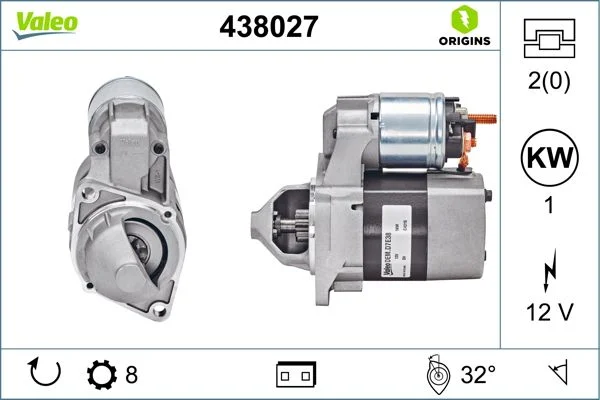 Starteris VALEO 438027