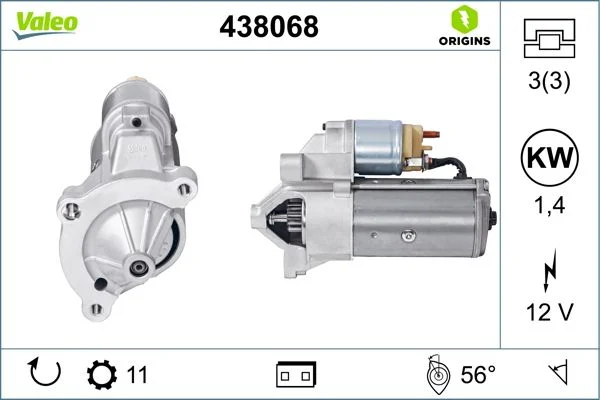 Starteris VALEO 438068