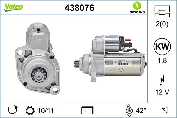 Starteris VALEO 438076