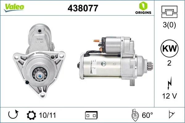 Starteris VALEO 438077