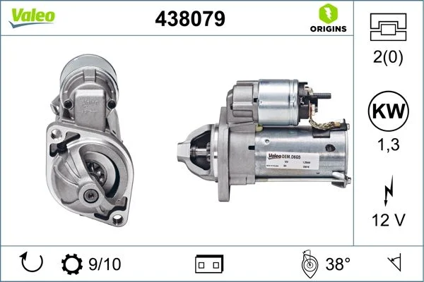 Starteris VALEO 438079
