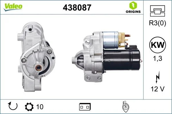 Starteris VALEO 438087
