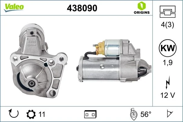 Starteris VALEO 438090