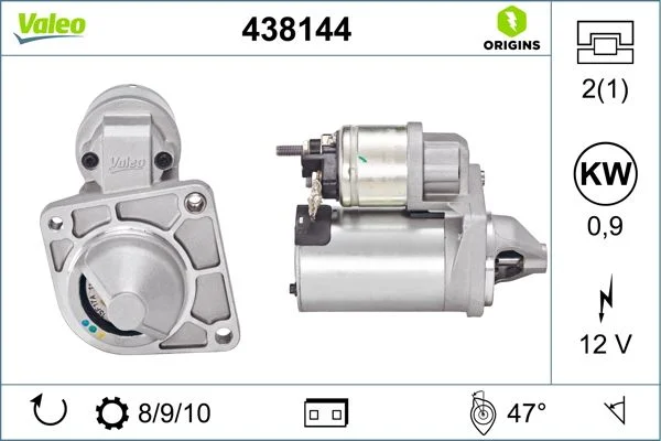 Starteris VALEO 438144