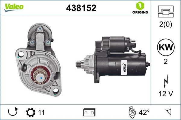 Starteris VALEO 438152