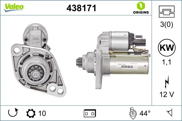 Starteris VALEO 438171