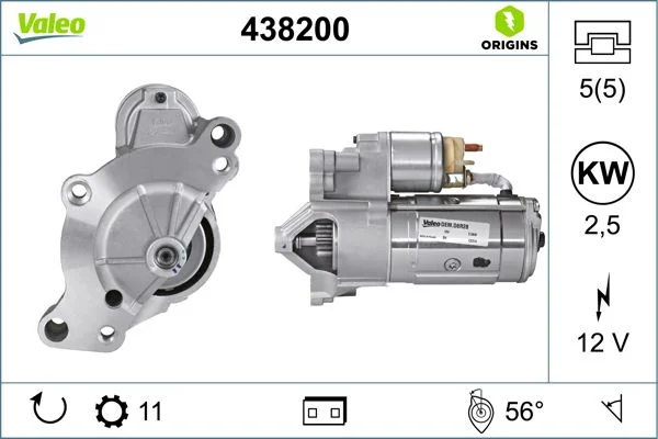 Starteris VALEO 438200