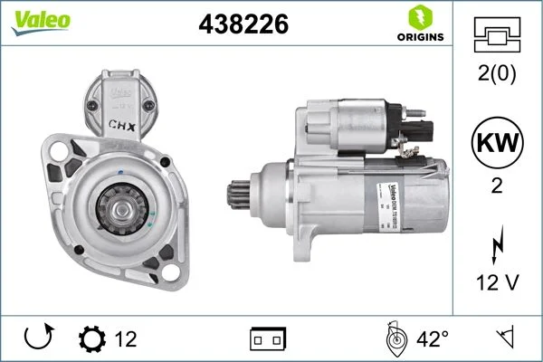 Starteris VALEO 438226