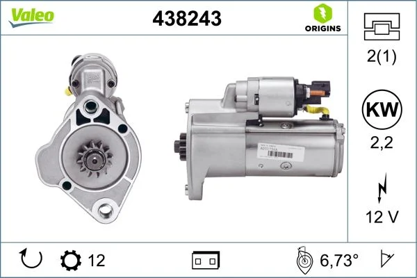 Starteris VALEO 438243