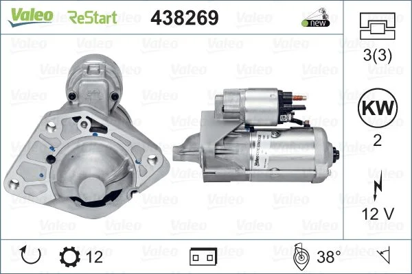 Starteris VALEO 438269
