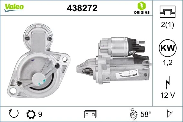 Starteris VALEO 438272