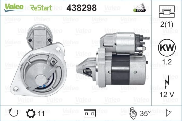 Starteris VALEO 438298