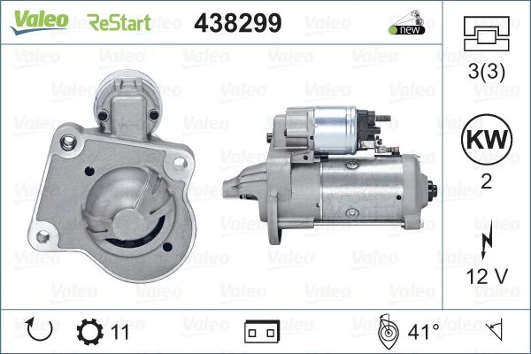 Starteris VALEO 438299