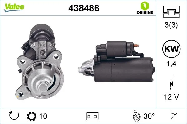 Starteris VALEO 438486
