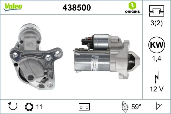 Starteris VALEO 438500