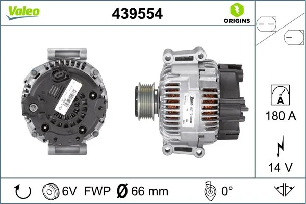 Kintamosios srovės generatorius VALEO 439554