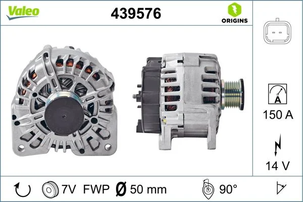Kintamosios srovės generatorius VALEO 439576
