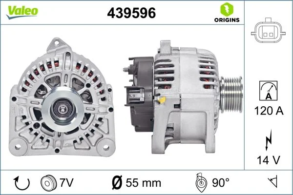 Kintamosios srovės generatorius VALEO 439596