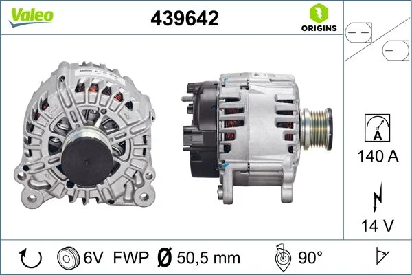 Kintamosios srovės generatorius VALEO 439642