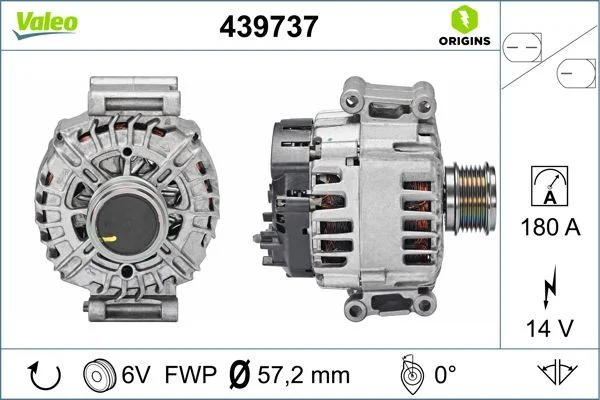 Kintamosios srovės generatorius VALEO 439737