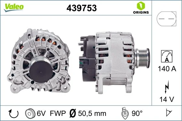 Kintamosios srovės generatorius VALEO 439753