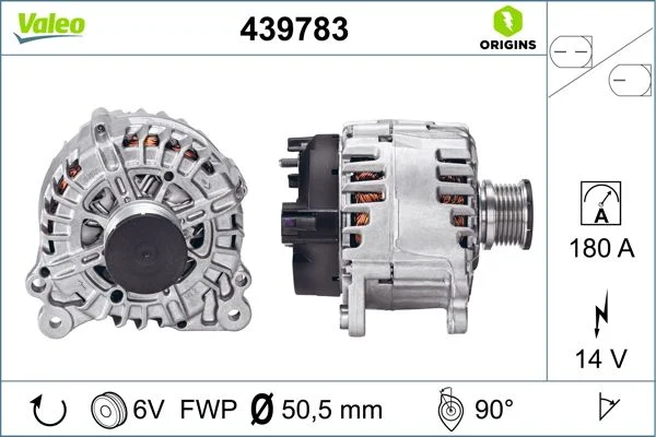 Kintamosios srovės generatorius VALEO 439783
