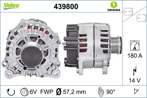 Kintamosios srovės generatorius VALEO 439800