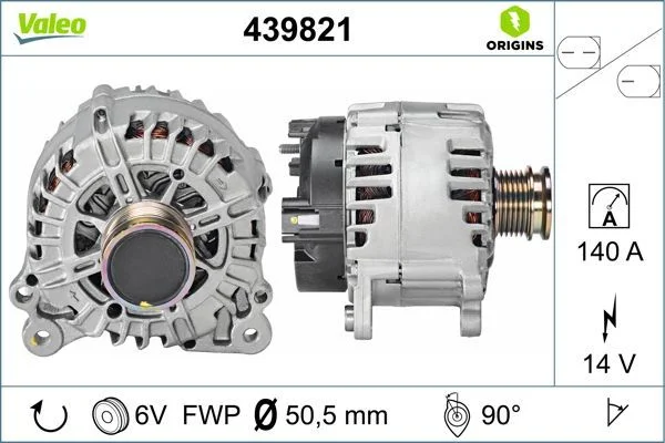Kintamosios srovės generatorius VALEO 439821