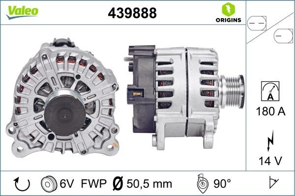 Kintamosios srovės generatorius VALEO 439888