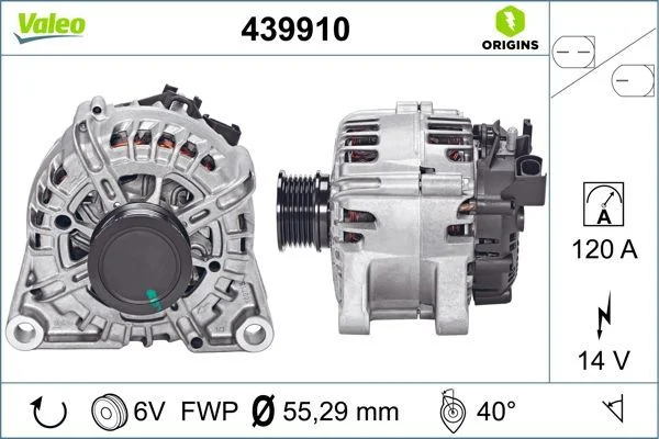 Kintamosios srovės generatorius VALEO 439910