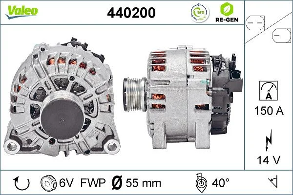 Kintamosios srovės generatorius VALEO 440200