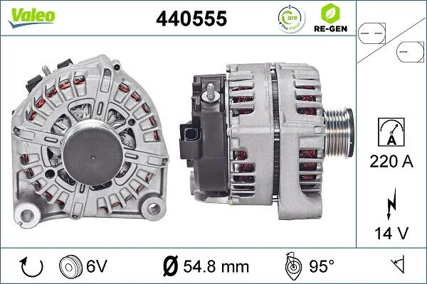 Kintamosios srovės generatorius VALEO 440555