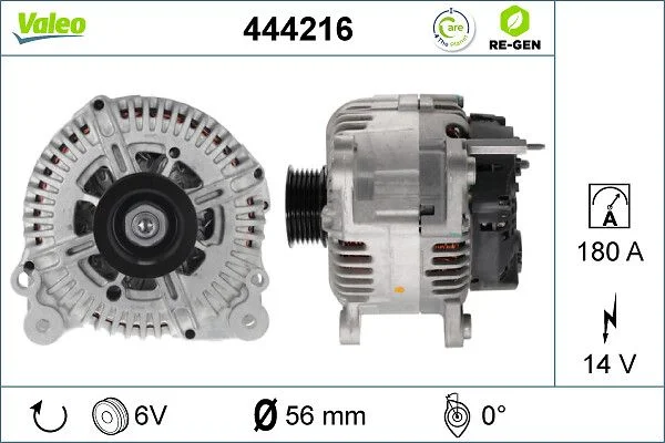 Kintamosios srovės generatorius VALEO 444216
