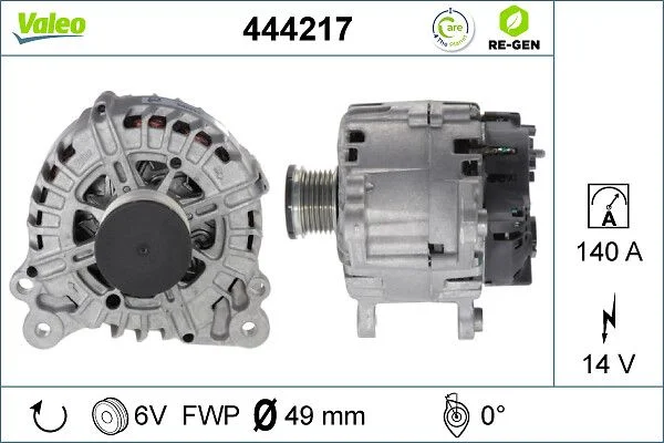 Kintamosios srovės generatorius VALEO 444217