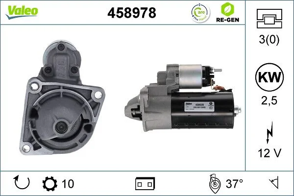 Starteris VALEO 458978